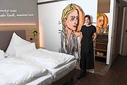 Ameli Neureuther ( sie hat die Bilder in den Hotelzimmer gemalt ) @ "Römmerts Wein und Golf Charity" mit Eröffnung der "Weinwelt Römmert" und des "Sonnenhotel Weingut Römmert" in Volkach
